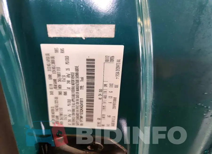 1FTMF1E52KKE41811 Photo# 12