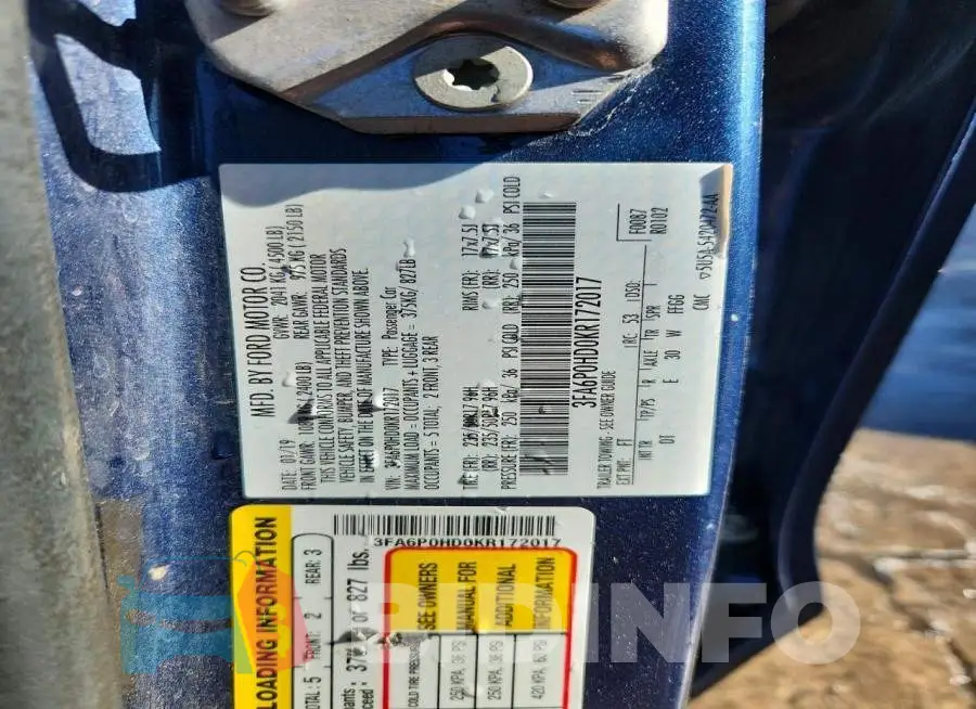 3FA6P0HD0KR172017 Photo# 13