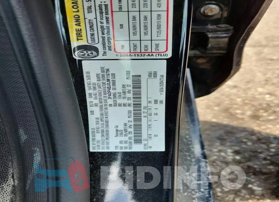 3FADP4BJ0JM116796 Photo# 12