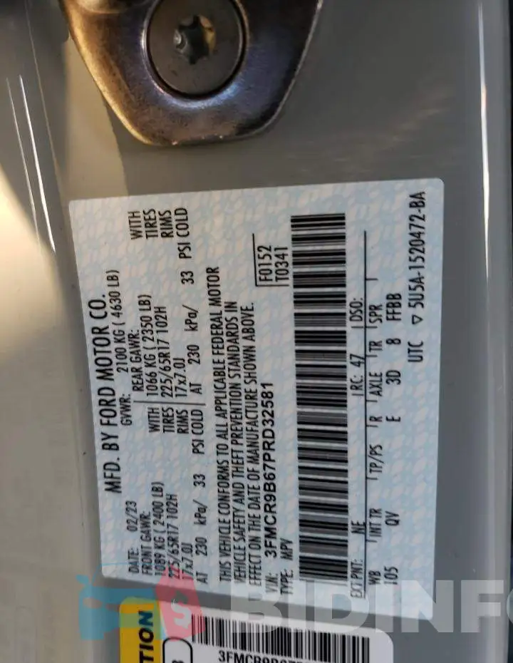 3FMCR9B67PRD32581 Photo# 13