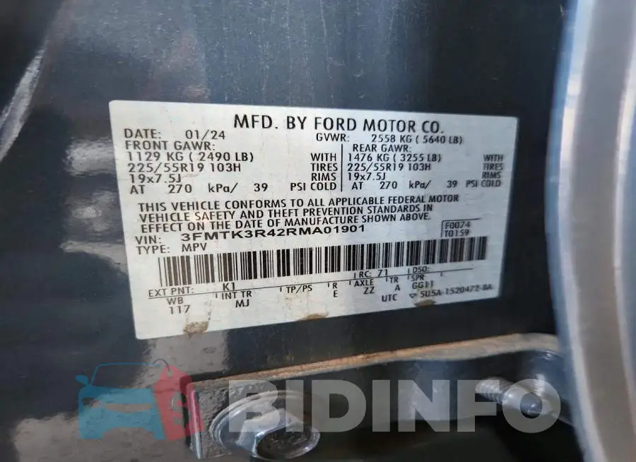 3FMTK3R42RMA01901 Photo# 13