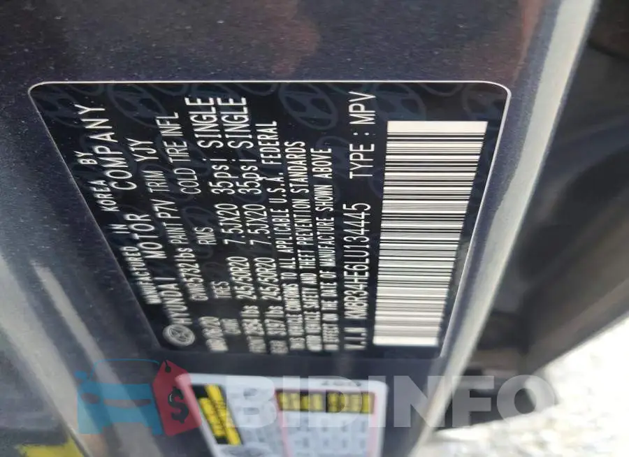 KM8R34HE6LU134445 Photo# 13