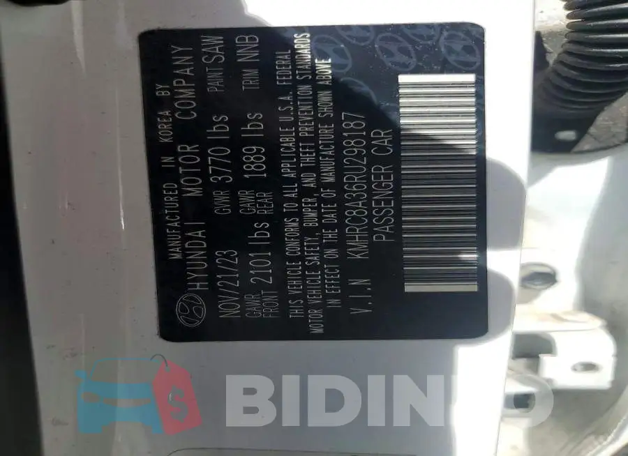 KMHRC8A36RU298187 Photo# 12