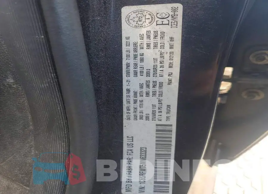 1C6SRFWT5MN633323 Photo# 13