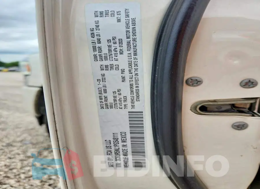 3C6UR5NL1PG548111 Photo# 12