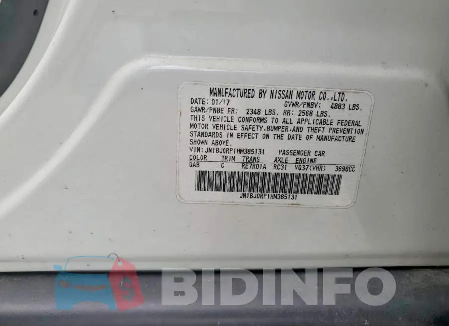 JN1BJ0RP1HM385131 Photo# 13