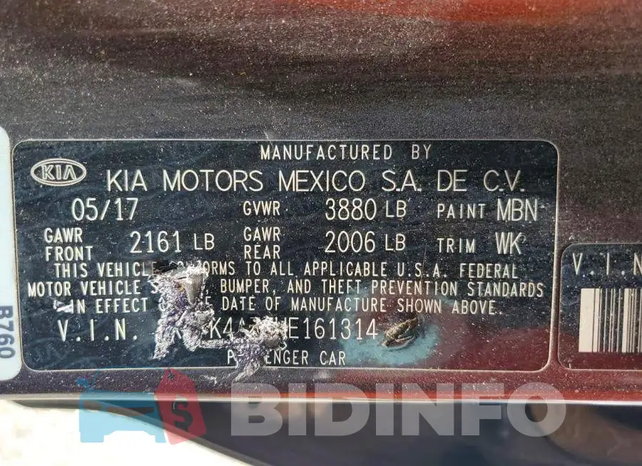 3KPFK4A70HE161314 Photo# 12