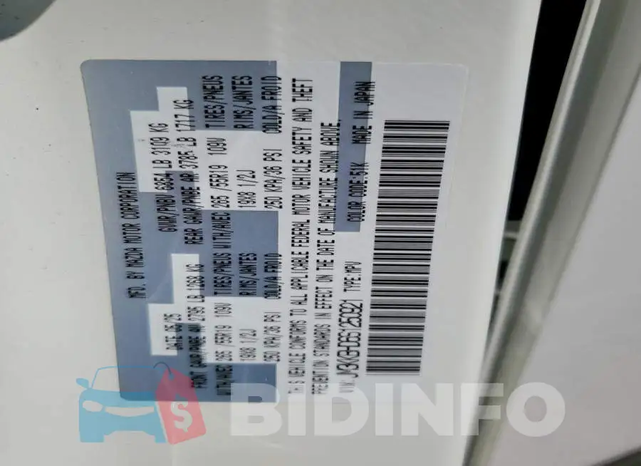 JM3KKBHD6S1250921 Photo# 13