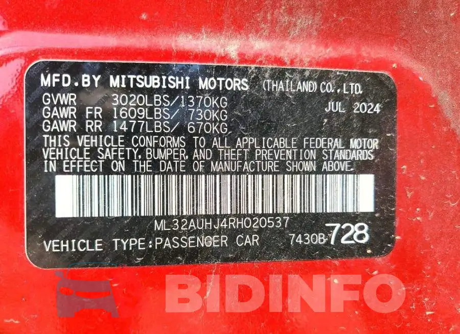 ML32AUHJ4RH020537 Photo# 12