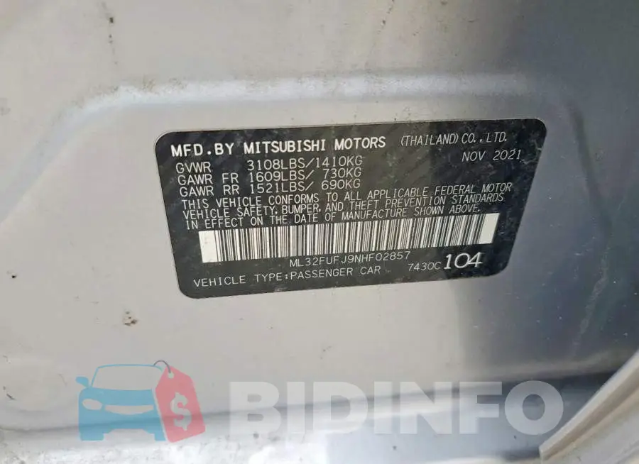 ML32FUFJ9NHF02857 Photo# 12