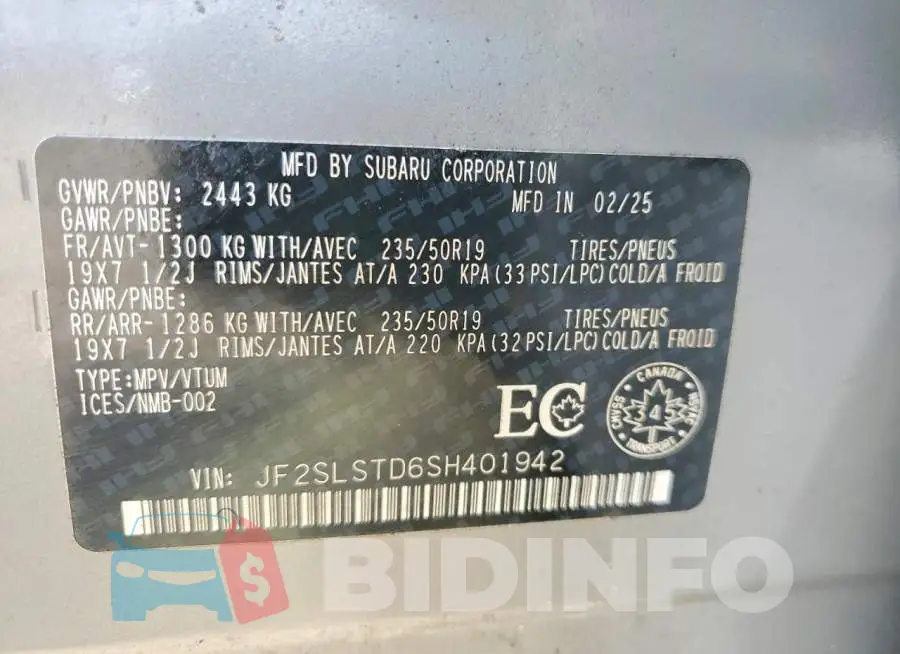 JF2SLSTD6SH401942 Photo# 12