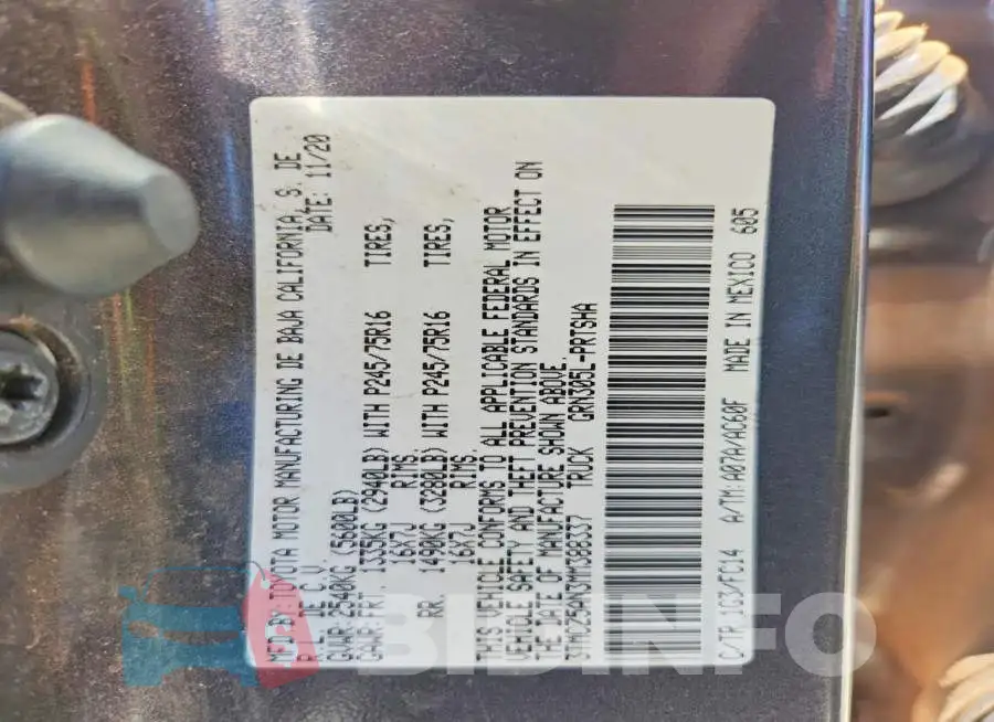 3TMCZ5AN3MM388337 Photo# 12
