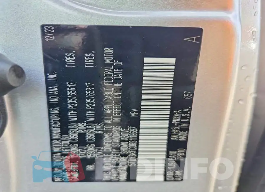 5TDYSKFC0RS118697 Photo# 13