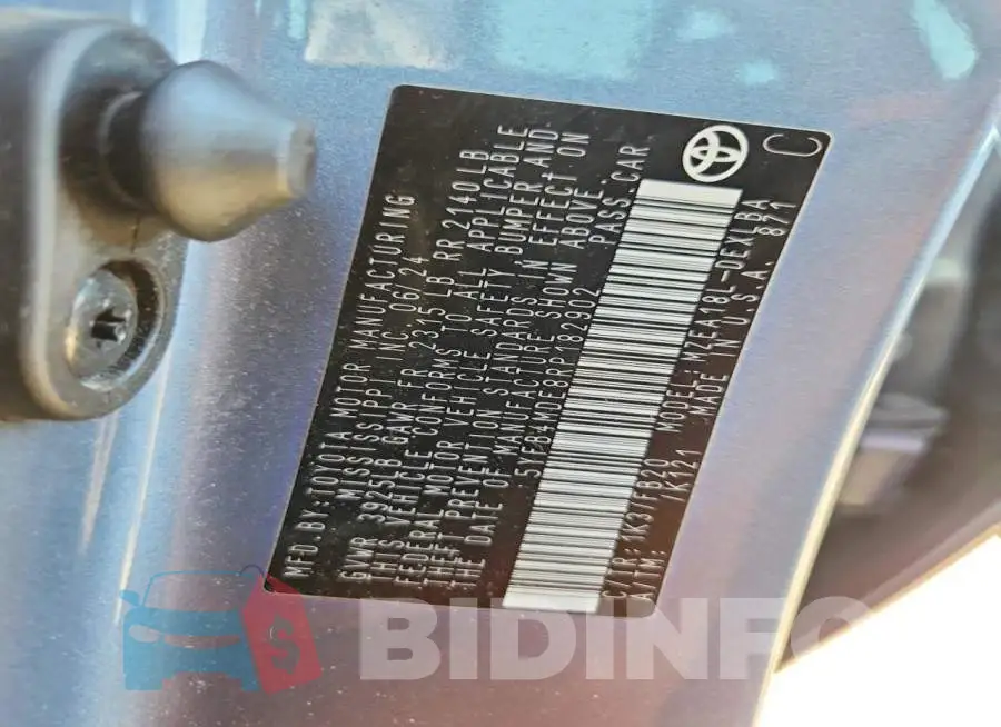 5YFB4MDE8RP182902 Photo# 12