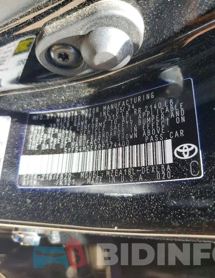 5YFB4MDEXRP174400 Photo# 12