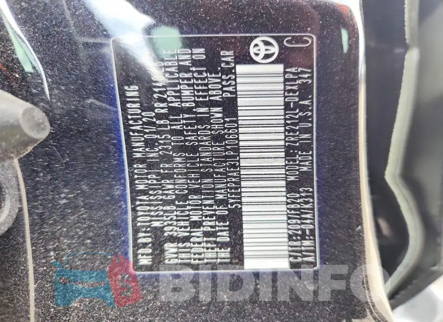 5YFEPRAE3LP106601 Photo# 13