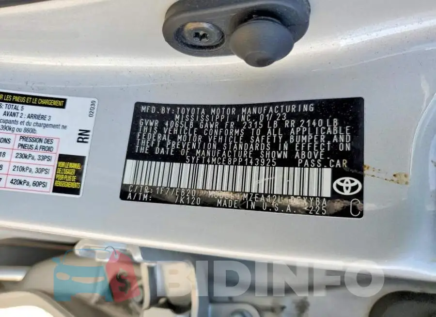 5YFT4MCE8PP143925 Photo# 12