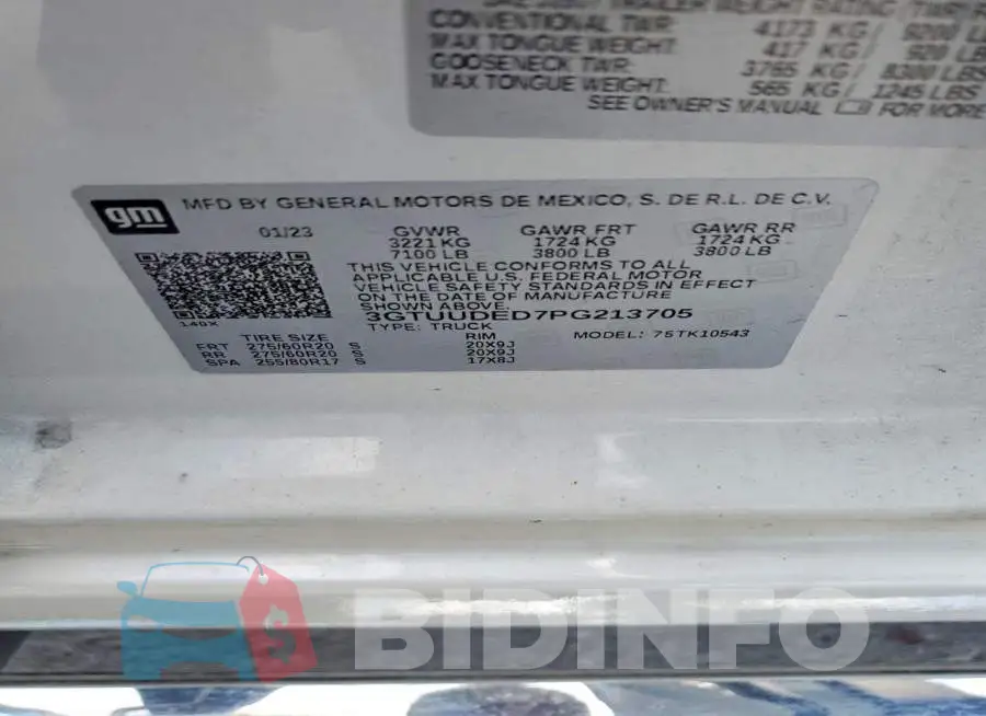 3GTUUDED7PG213705 Photo# 12