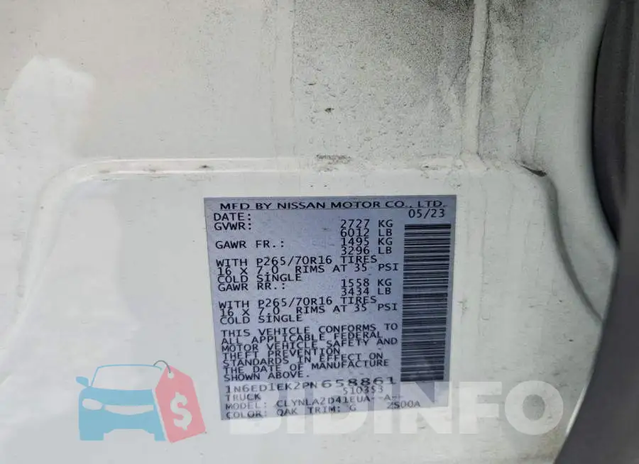 1N6ED1EK2PN658861 Photo# 12