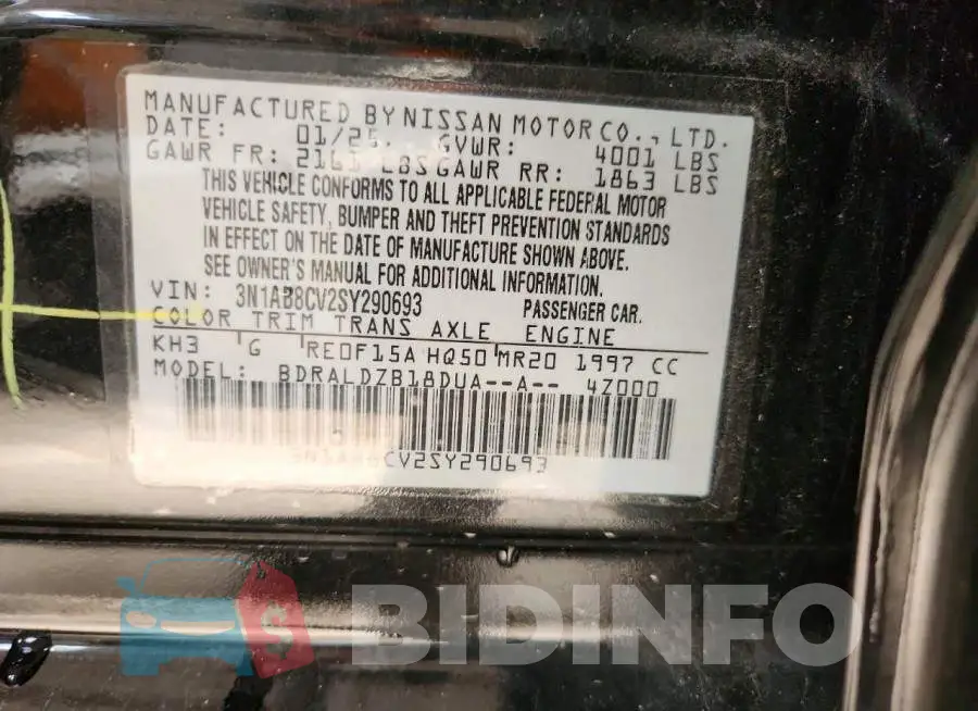 3N1AB8CV2SY290693 Photo# 12