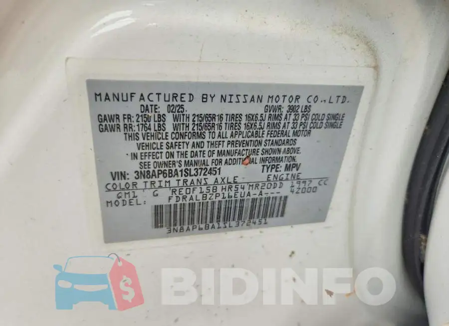 3N8AP6BA1SL372451 Photo# 12