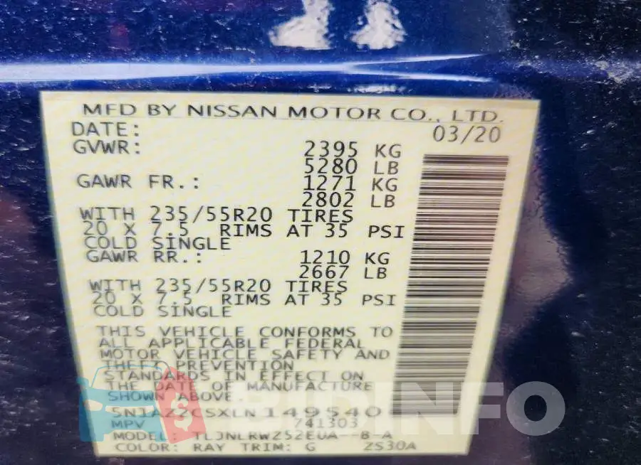 5N1AZ2CSXLN149540 Photo# 14