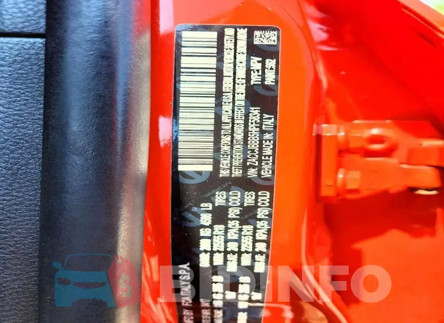 ZACCJBBB5HPF58341 Photo# 13
