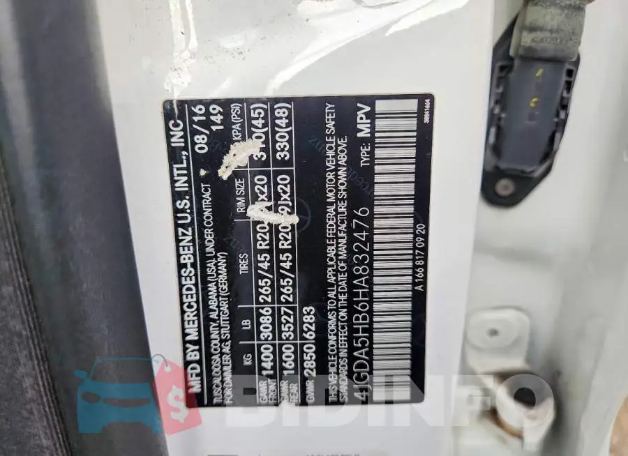 4JGDA5HB6HA832476 Photo# 13