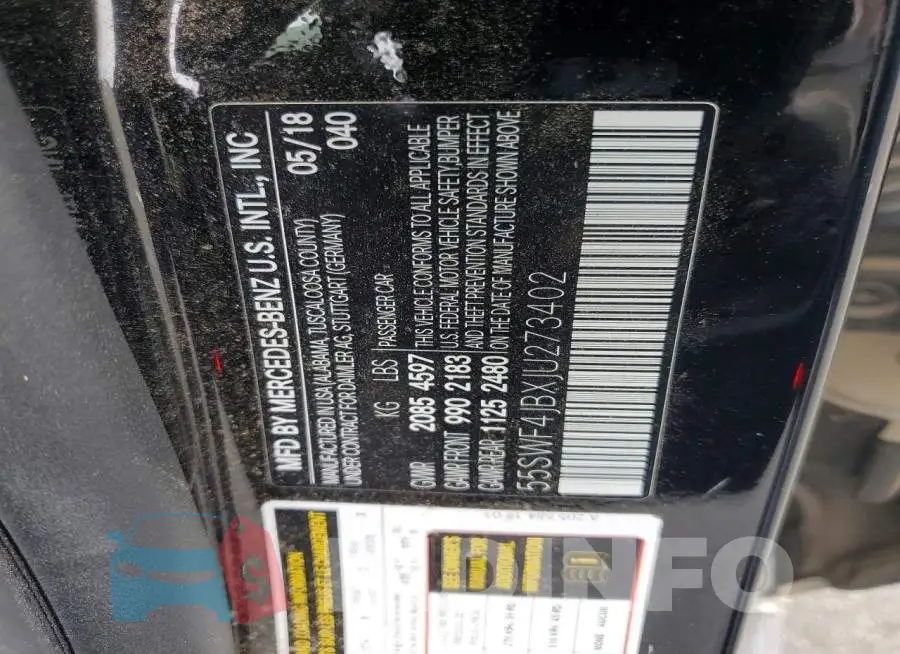 55SWF4JBXJU273402 Photo# 13