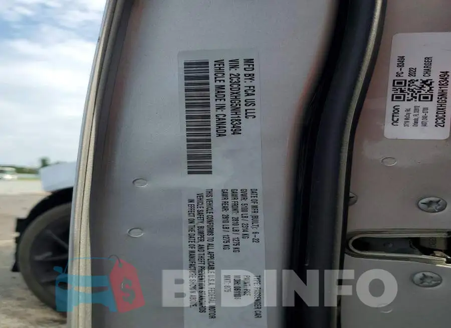 2C3CDXHG5NH183494 Photo# 13