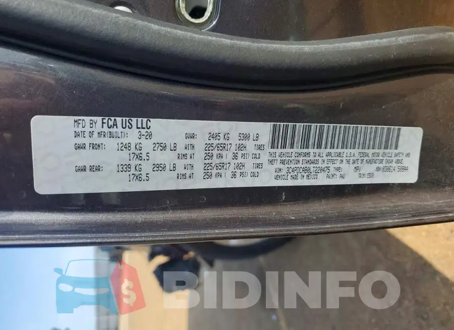 3C4PDCAB0LT220475 Photo# 14
