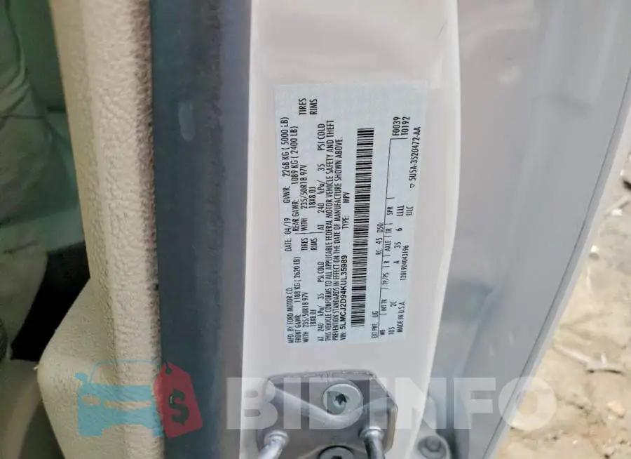 5LMCJ2D94KUL35989 Photo# 13
