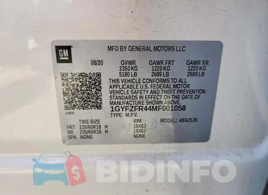 1GYFZFR44MF001058 Photo# 12