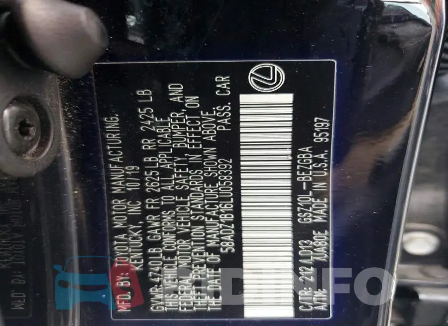 58ADZ1B16LU058392 Photo# 12