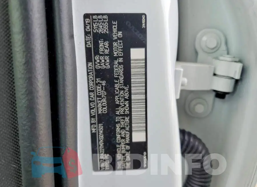 7JRA22TM7KG014501 Photo# 12