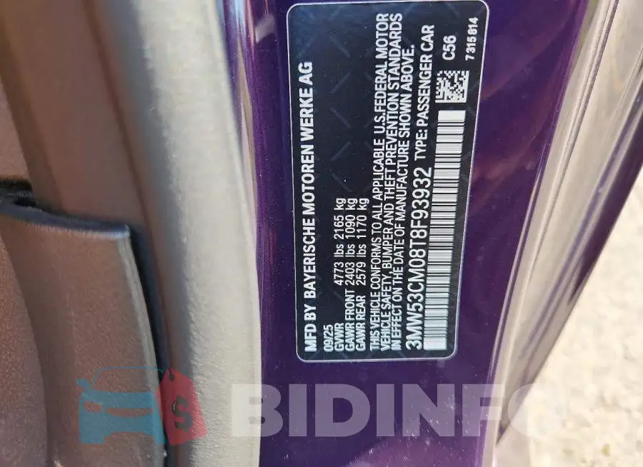 3MW53CM08T8F93932 Photo# 12