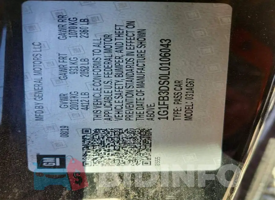 1G1FB3DS0L0106043 Photo# 12