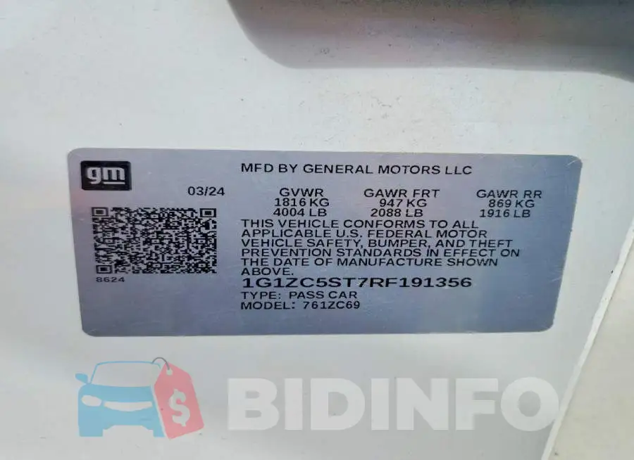 1G1ZC5ST7RF191356 Photo# 12
