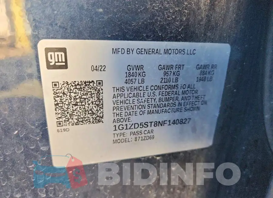 1G1ZD5ST8NF140827 Photo# 12