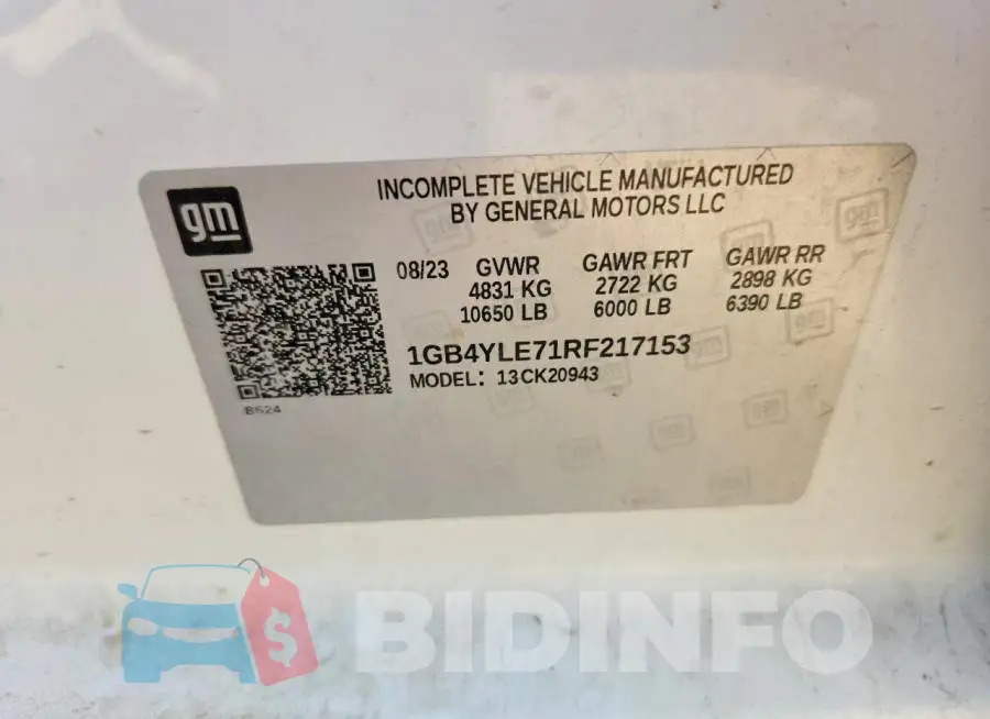 1GB4YLE71RF217153 Photo# 12