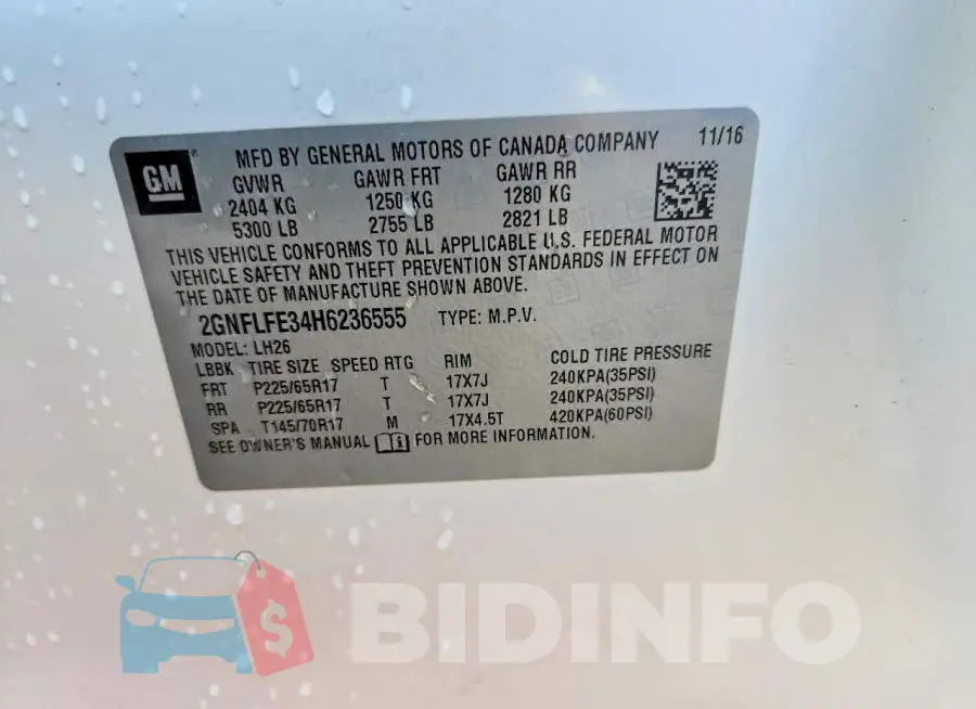 2GNFLFE34H6236555 Photo# 13