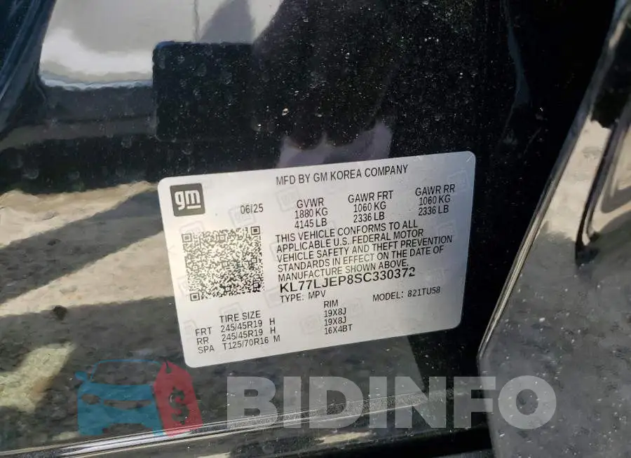 KL77LJEP8SC330372 Photo# 13