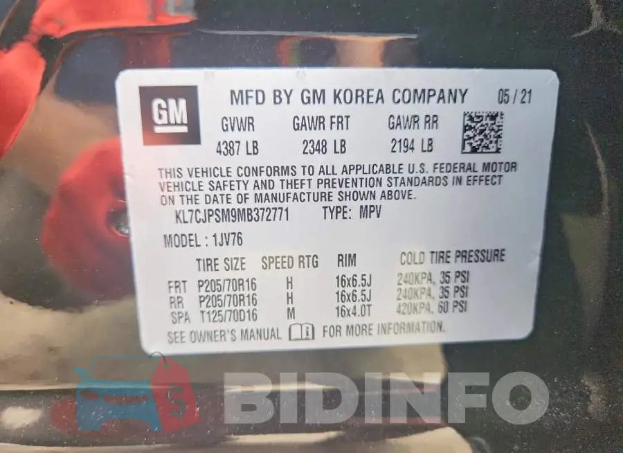 KL7CJPSM9MB372771 Photo# 13