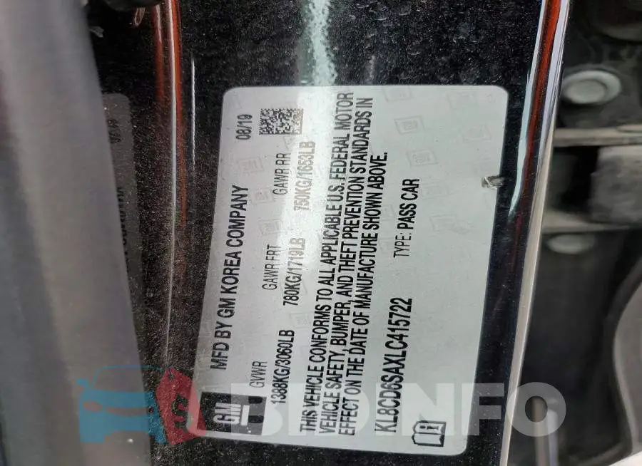 KL8CD6SAXLC415722 Photo# 13
