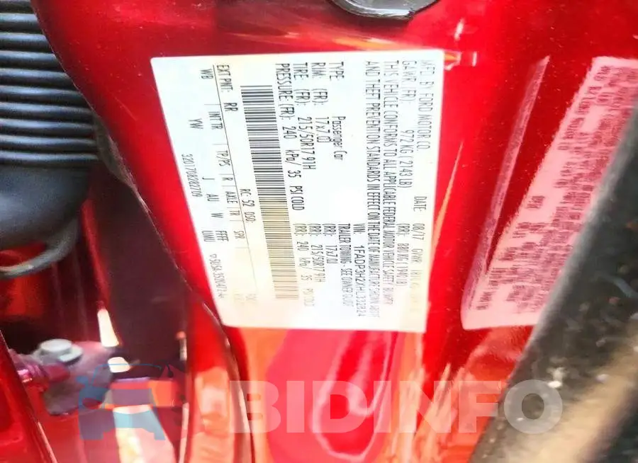 1FADP3H2XHL332824 Photo# 13