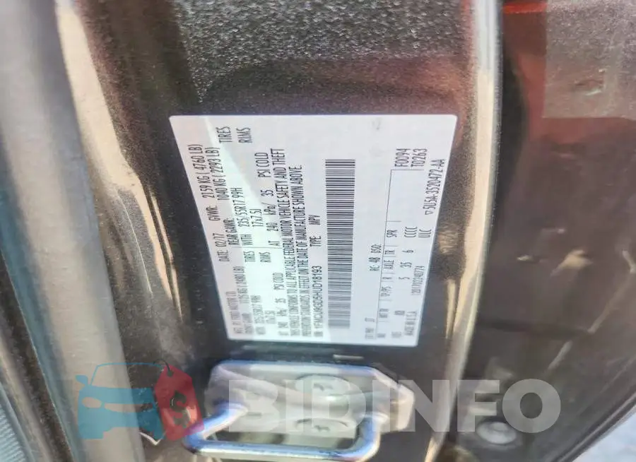 1FMCU9GD5HUD18193 Photo# 13