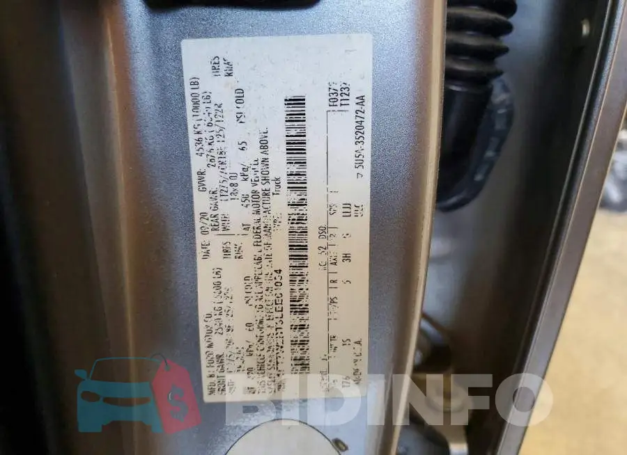 1FT7W2BT3LEE61054 Photo# 12