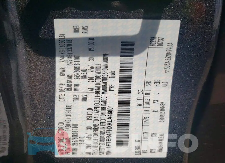 1FTER4FHXKLA46601 Photo# 13