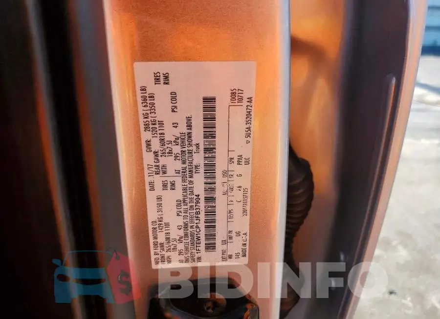 1FTEW1CP1JFB37904 Photo# 12