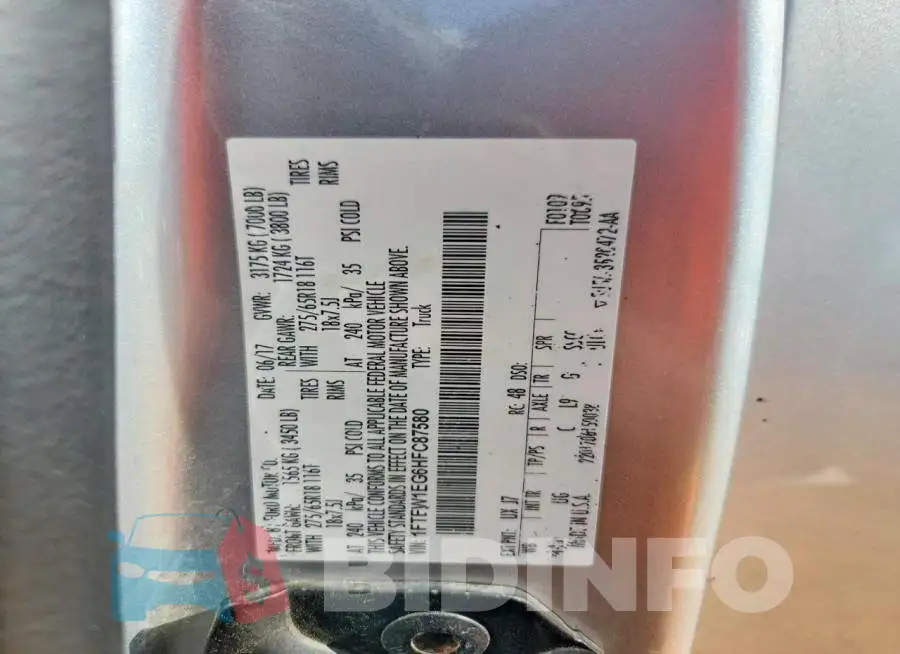 1FTEW1EG6HFC87580 Photo# 12